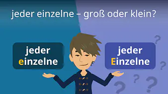 jeder einzelne - groß oder klein?