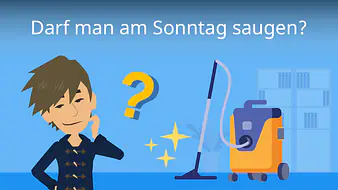 Darf man am Sonntag saugen?