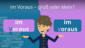 im Voraus - groß oder klein?