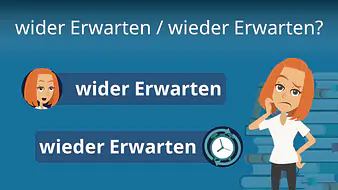 wider Erwarten / wieder Erwarten?