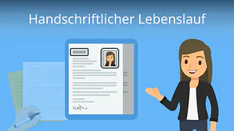 Handschriftlicher Lebenslauf