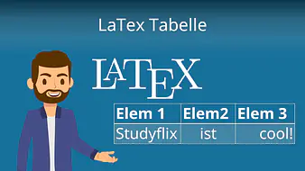 LaTeX Tabelle