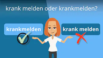 krank melden oder krankmelden?
