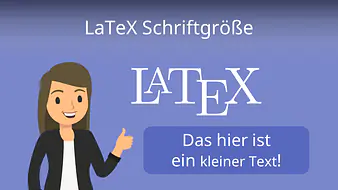 LaTeX Schriftgröße