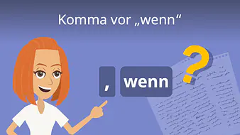 Komma vor "wenn"