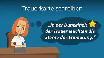 Trauerkarte schreiben
