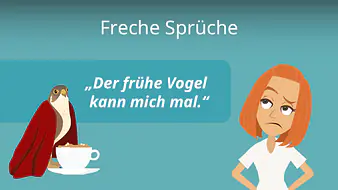 Freche Sprüche