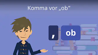 Komma vor "ob"