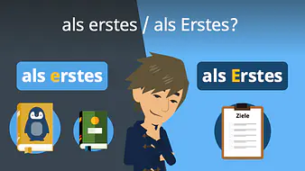 "als Erstes" groß oder klein?
