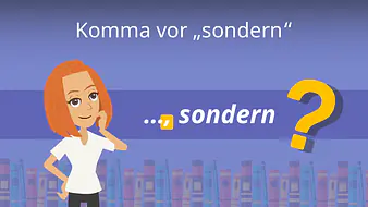 Komma vor "sondern"