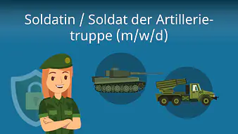 Soldatin/Soldat der Artillerietruppe