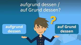 aufgrund dessen / aufgrunddessen?