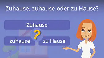 Zuhause, zuhause oder zu Hause?