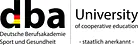 Logo von dba - Deutsche Berufsakademie Sport und Gesundheit