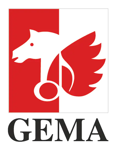 Logo von GEMA - Gesellschaft für musikalische Aufführungs- und mechanische Vervielfältigungsrechte
