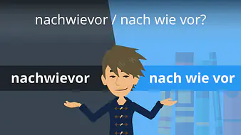 nachwievor / nach wie vor?