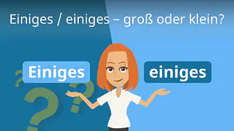 Einiges / einiges - groß oder klein?