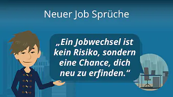 Neuer Job Sprüche