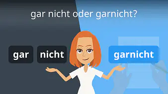 garnicht oder gar nicht?