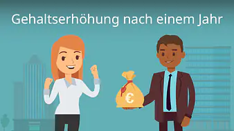 Gehaltserhöhung nach einem Jahr