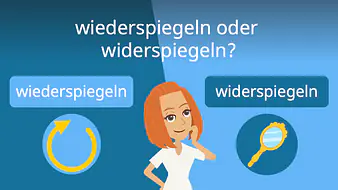 wiederspiegeln oder widerspiegeln?