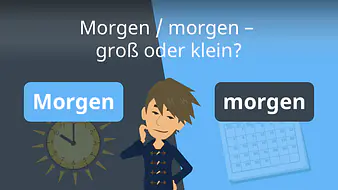 Morgen / morgen - groß oder klein?