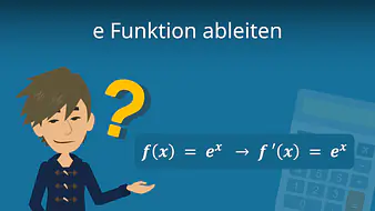 e Funktion ableiten