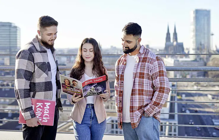 3 Azubis + Kölner Dom