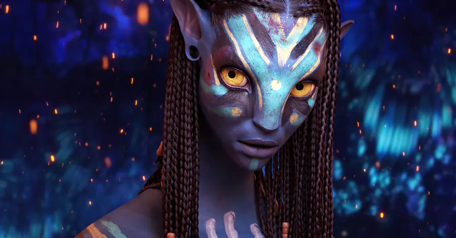 3D Rendering von einem Avatar Charakter