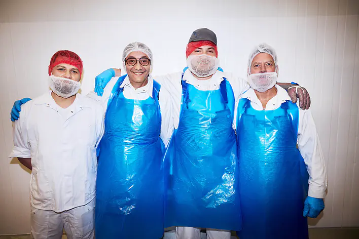 Produktion Gruppenbild