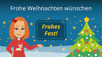 Frohe Weihnachten wünschen