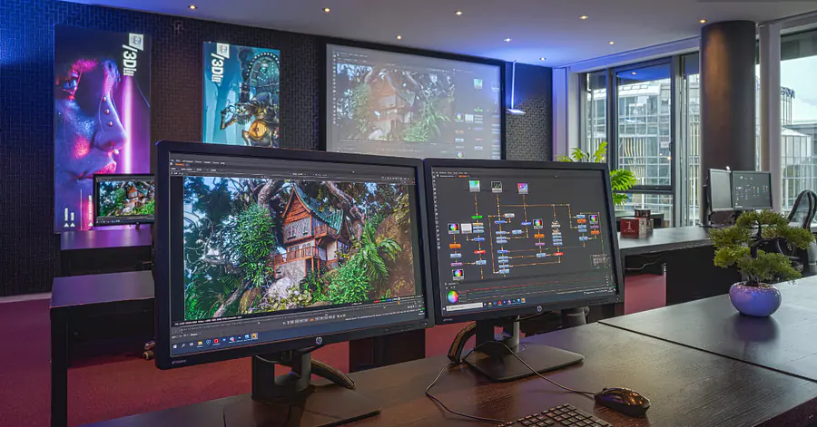 Klassenraum von PIXL VISN media arts academy