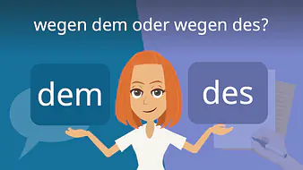 wegen dem oder wegen des?