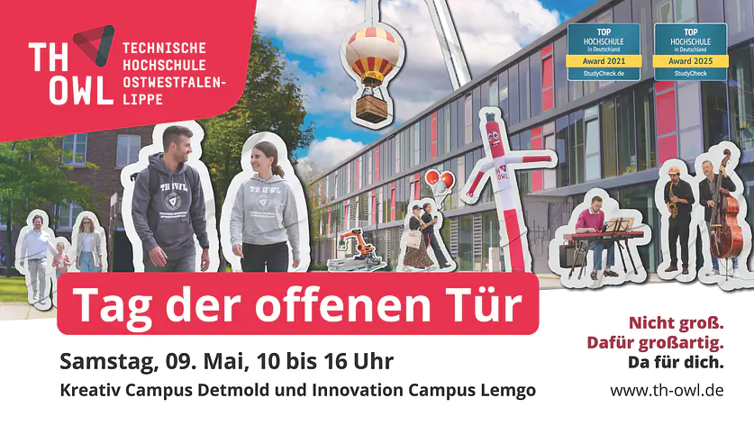 der diesjährige Tag der offenen Tür an der Technischen Hochschule bietet spannende Einblicke, inspirierende Gespräche und ein buntes Programm für Groß und Klein