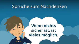 Sprüche zum Nachdenken