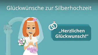 Glückwünsche zur Silberhochzeit