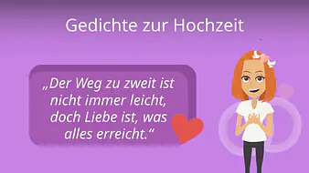 Gedichte zur Hochzeit