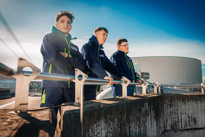 Umwelttechnologen Gruppenfoto