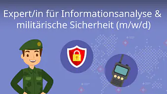 Expertin/Experte für Informationsanalyse und militärische Sicherheit