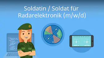 Soldatin/Soldat für Radarelektronik