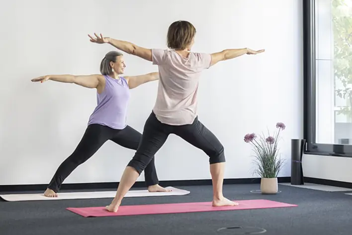 Sportangebote (wie z. B. Yoga)