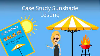 Case Study Sunshade - Lösung