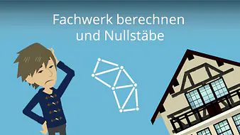 Fachwerk berechnen und Nullstäbe