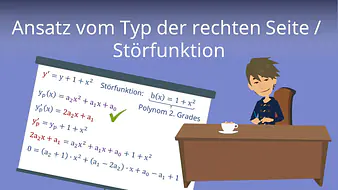 Ansatz vom Typ der rechten Seite / Störfunktion
