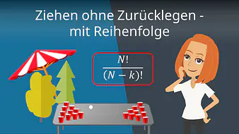 Ziehen ohne Zurücklegen mit Reihenfolge