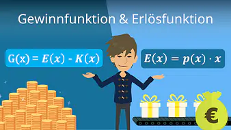 Gewinnfunktion und Erlösfunktion