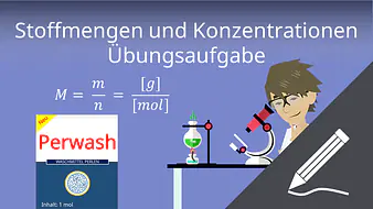 Stoffmengen und Konzentrationen Übungsaufgabe 