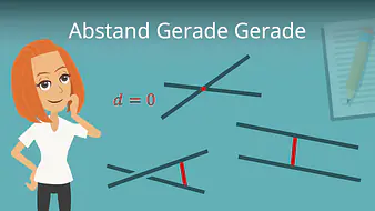 Abstand Gerade Gerade
