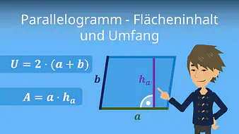 Parallelogramm - Flächeninhalt und Umfang