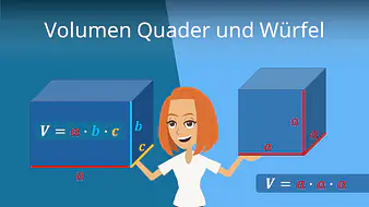 Volumen Quader und Würfel